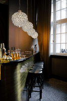 Brian Floor Lamp, 3 Light E14, French Gold/Crystal
