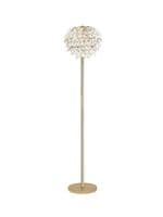 Brian Floor Lamp, 3 Light E14, French Gold/Crystal