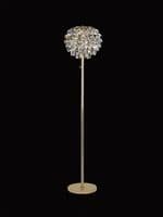 Brian Floor Lamp, 3 Light E14, French Gold/Crystal