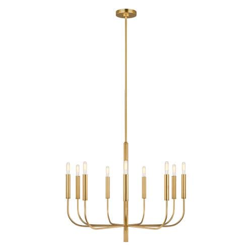 Brianna 9 Light Chandelier - Burnished Brass FE-BRIANNA9-BB