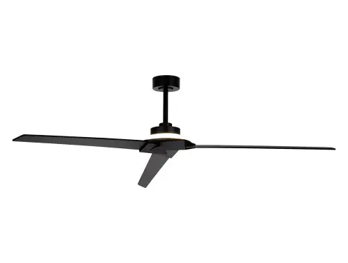 Brisa LED Dimmable Light Remote & APP Control Black Reversible Blades