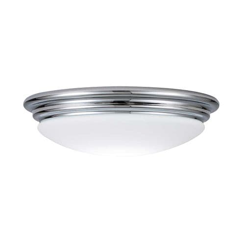 Brompton 1 Light Flush Mount - Polished Chrome BATH-BROMPTON-F
