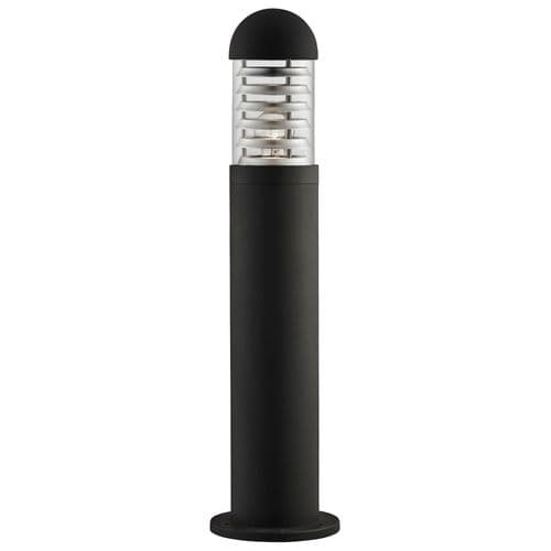 Bronx Outdoor Post- Black Metal & Polycarbonate