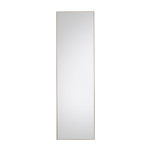 Brushed bronze leaner mirror FOE109654