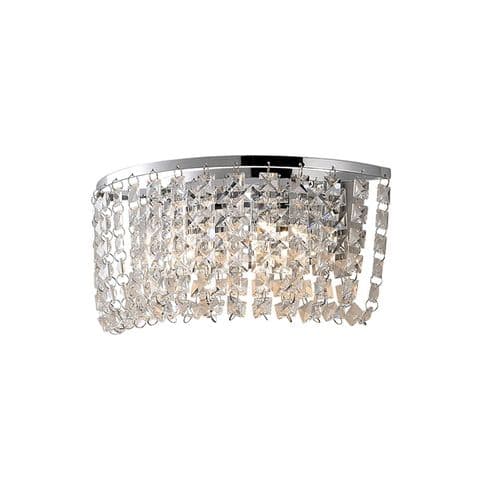Buster Wall Lamp Switched 2 Light G9 Polished Chrome/Crystal