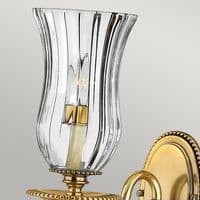 Cambridge 1 Light Wall Light - Burnished Brass HK-CAMBRIDGE1
