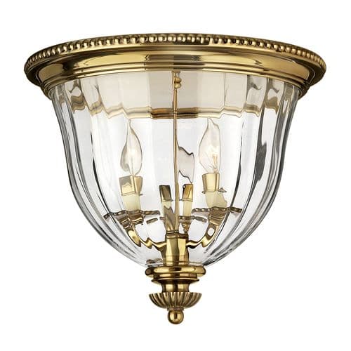 Cambridge 3 Light Flush Mount HK-CAMBRIDGE-F-B