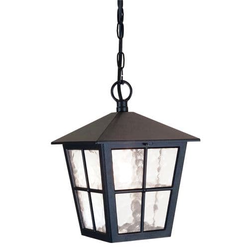 Canterbury 1 Light Grande Chain Lantern BL48M-BLACK