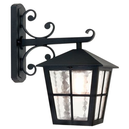 Canterbury 1 Light Grande Wall Down Lantern BL52M-BLACK