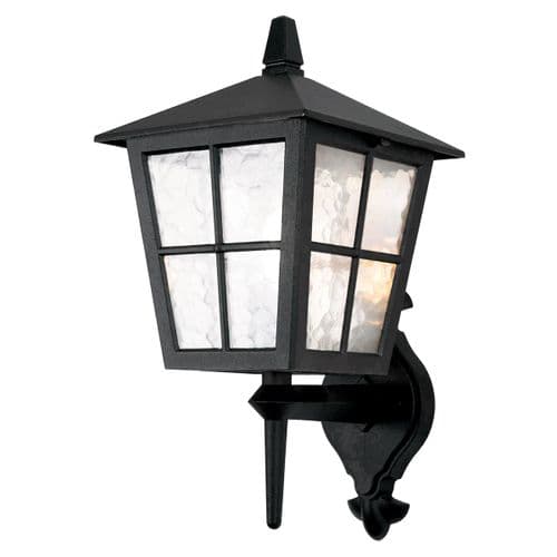 Canterbury 1 Light Wall Up Lantern BL46M-BLACK