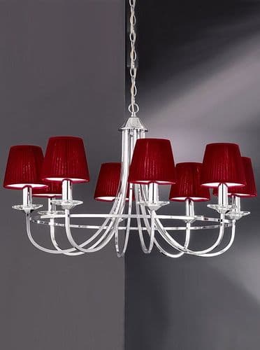 Carousel 8 Light Chrome Chandelier GSBFL2146/8