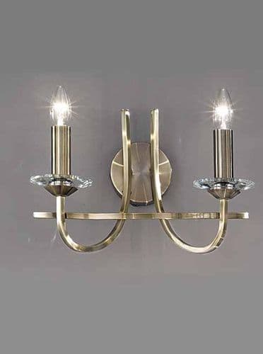 Carousel Double Wall Light Soft Bronze Chandelier GSBFL2147/2