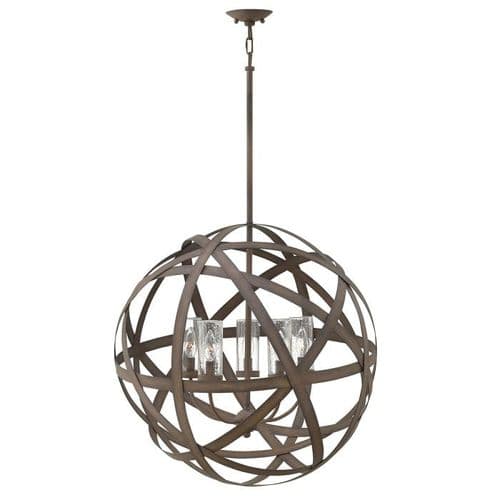 Carson 5 Light Outdoor Chandelier HK-CARSON-5P