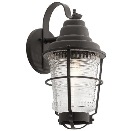 Chance Harbor 1 Light Wall Lantern - Weathered Zinc  QN-CHANCE-HARBOR-L