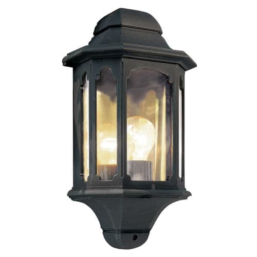 Chapel 1 Light Half Lantern CP7-BLACK