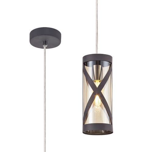 Charleston 1 Light Pendant E14