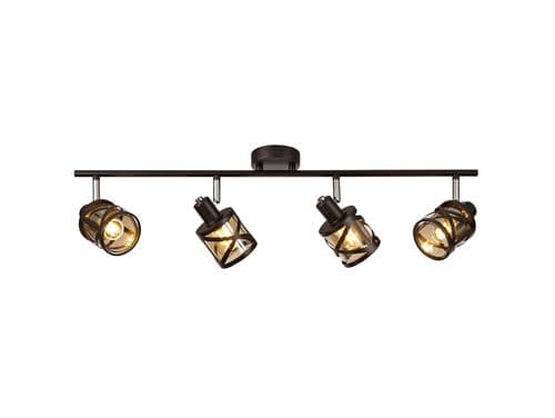 Charleston 4 Light Linear Bar Spotlight E14