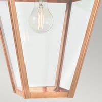 Chelsea 1 Light Chain Lantern CS8-COPPER