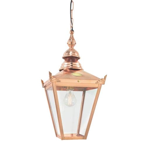 Chelsea 1 Light Chain Lantern CS8-COPPER