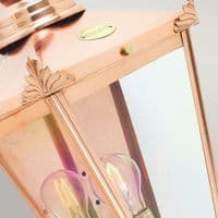 Chelsea 1 Light Half Lantern CS7-COPPER