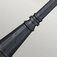 Chicago 1 Light Single Head Lamp Post CC5-M-BK