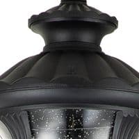 Chicago 1 Light Single Head Lamp Post CC5-M-BK