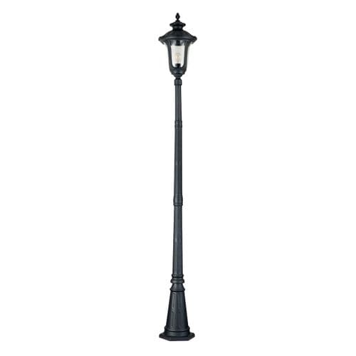 Chicago 1 Light Single Head Lamp Post CC5-M-BK