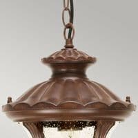 Chicago 1 Light Small Chain Lantern - Rusty Bronze Patina CC8-S