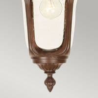 Chicago 1 Light Small Chain Lantern - Rusty Bronze Patina CC8-S