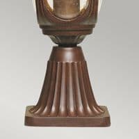 Chicago 1 Light Small Pedestal Lantern - Bronze - Rusty Bronze Patina CC3-S