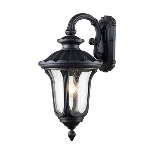 Chicago 1 Light Small Wall Lantern CC2-S-BK