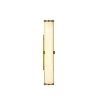 Clamp Wall Light - Gold Metal, Opal Glass TFB63124-1GO