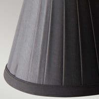 Clip Shades Pleated Black Candle Shade LS162-BLK