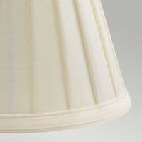 Clip Shades Pleated Ivory Candle Shade LS162