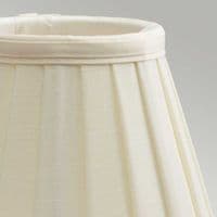 Clip Shades Pleated Ivory Candle Shade LS162