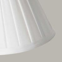 Clip Shades Pleated White Candle Shade LS162-WHT