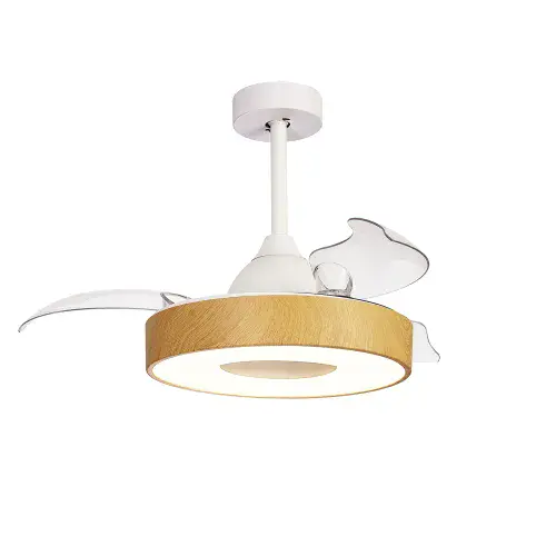 Coin Air Mini LED Dimmable Ceiling Light Remote & APP Control Wood