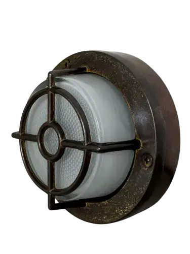 Compact Mini Walkway Light (Antique Brass)