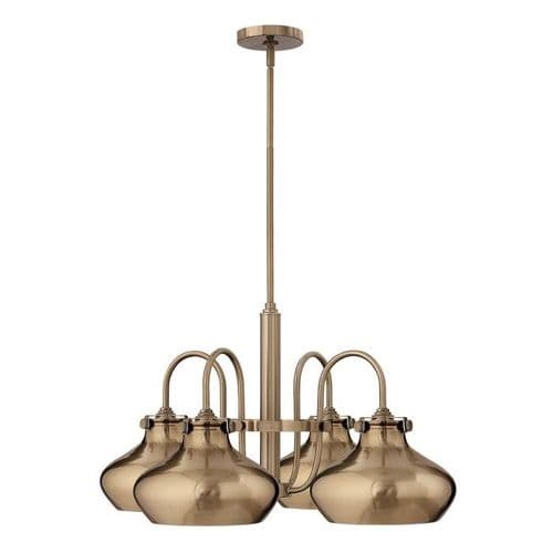 Congress 4 Light Chandelier - Brushed Caramel HK-CONGRESS4-C-BC