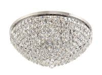 Coniston Flush Ceiling, 15 Light E14, Polished Chrome/Crystal35.4kg