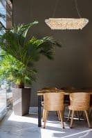 Coniston Flush Ceiling, 3 Light E14, French Gold/Crystal