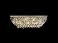 Coniston Linear Flush Ceiling, 11 Light E14, Polished Chrome/Crystal21.8kg