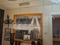 Coniston Linear Pendant, 14 Light E14, French Gold/Crystal27.1kg