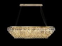 Coniston Linear Pendant, 14 Light E14, French Gold/Crystal27.1kg