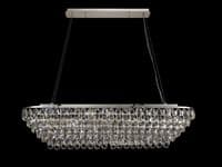 Coniston Linear Pendant, 14 Light E14, Polished Chrome/Crystal27.1kg