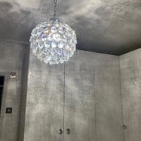 Coniston Pendant, 12 Light E14, French Gold/Crystal20.4kg