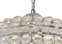 Coniston Pendant, 12 Light E14, Polished Chrome/Crystal20.4kg