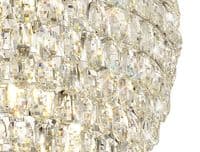 Coniston Pendant, 16 Light E14, Polished Chrome/Crystal46kg