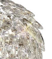 Coniston Pendant, 3 Light E14, Polished Chrome/Crystal