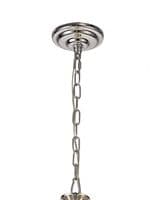 Coniston Pendant, 6 Light E14, Polished Chrome/Crystal